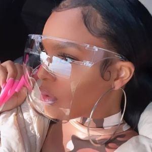 NEW FACE OVERSIZED GLASSES PLASTIC ANTI FOG EYE UV PROTECTION SUNGLASSES UNISEX